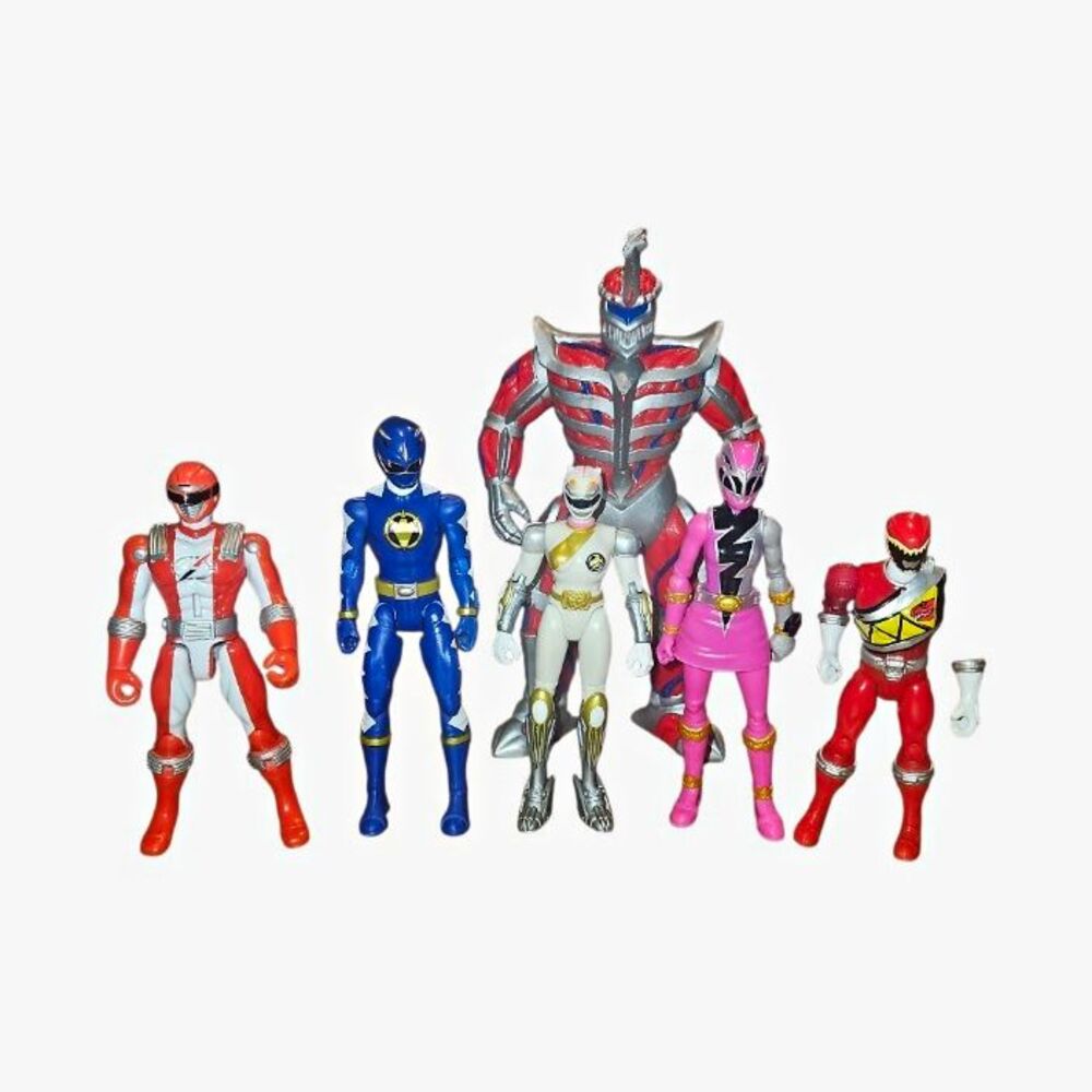 Mighty Morphin Power Rangers Saban Figures Lot 6 Lord Zedd Red Blue Pink